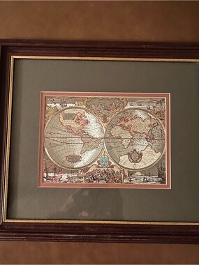 Ant Reproduction World Map Nova Totius Terrarium Orbis Atlas Map 1600-1699